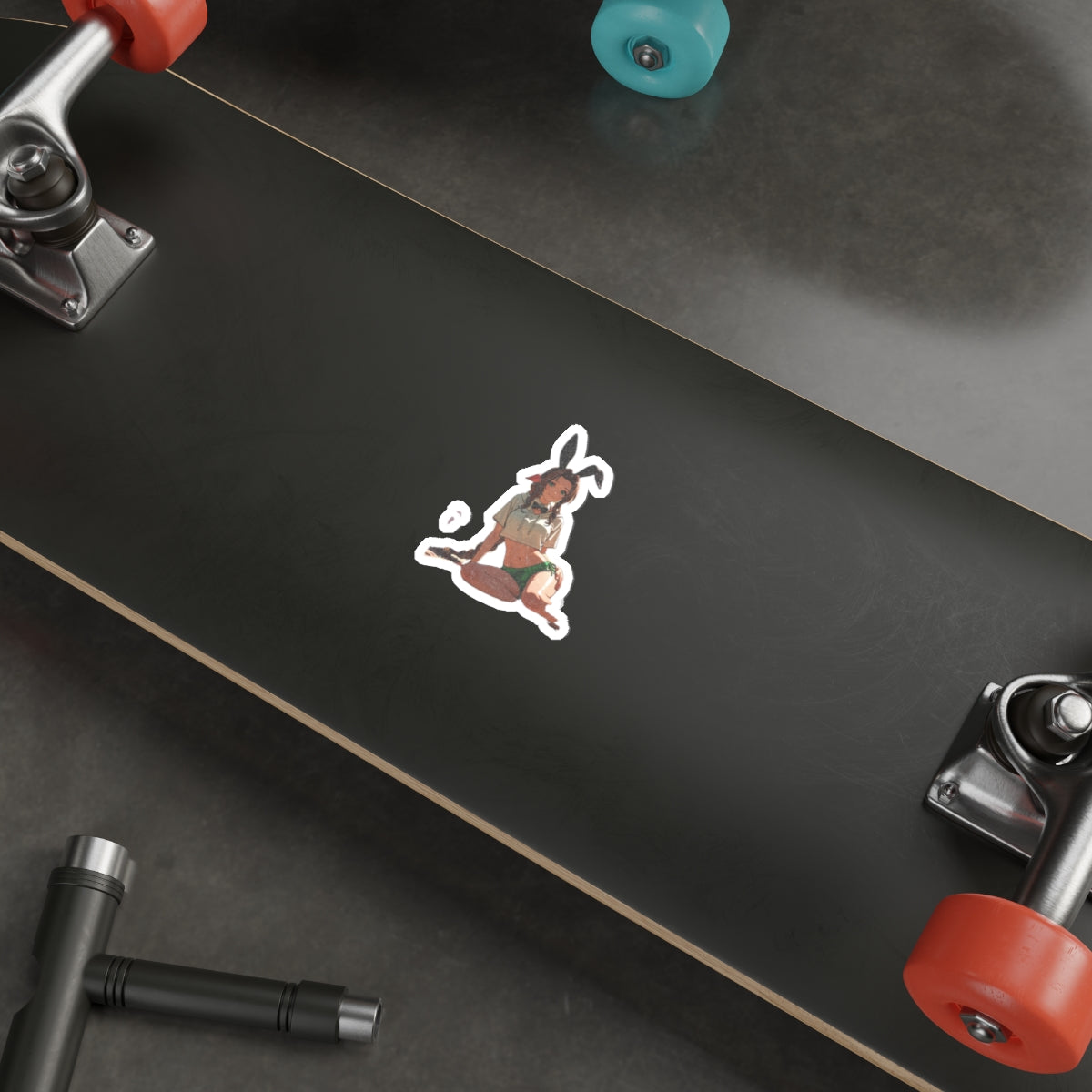 Aerith Final Fantasy VII Anime Die Cut Vinyl Sticker — Bunny Girls Pt. 8