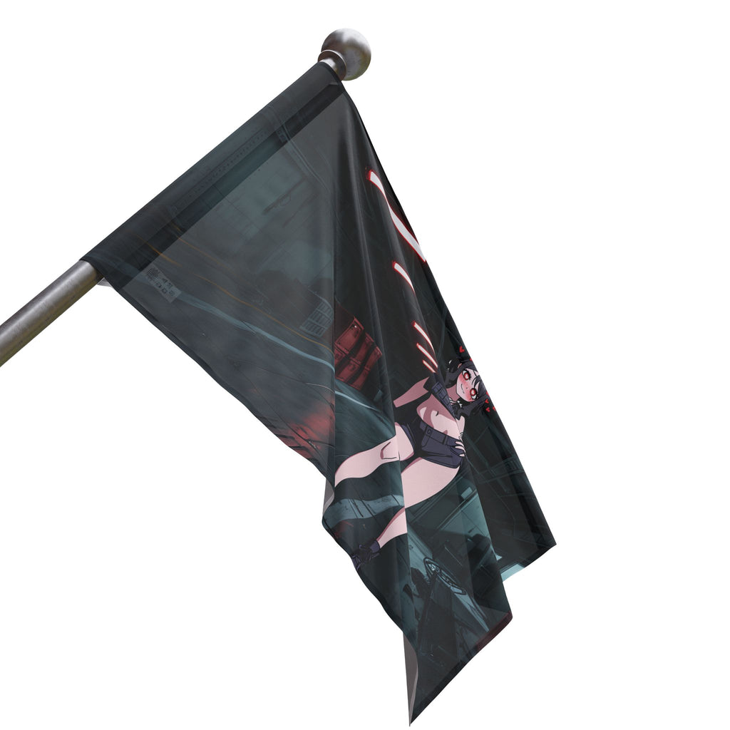 Modeus Helltaker Spicy Anime Wall Flag | Tactical Pinup Banner