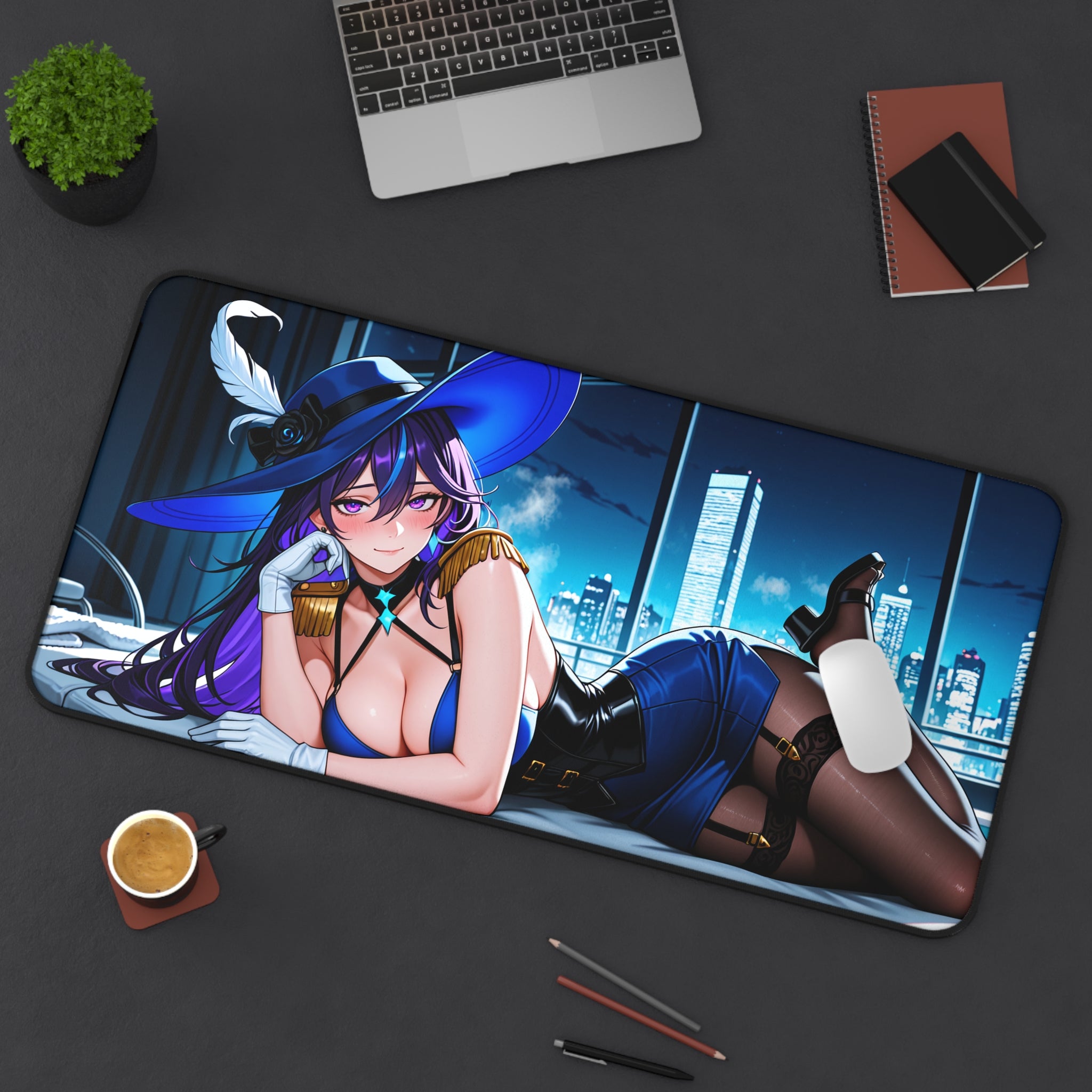 Clorinde Genshin Impact Anime Desk Mat Pinup | Beach Babes Pt. 4