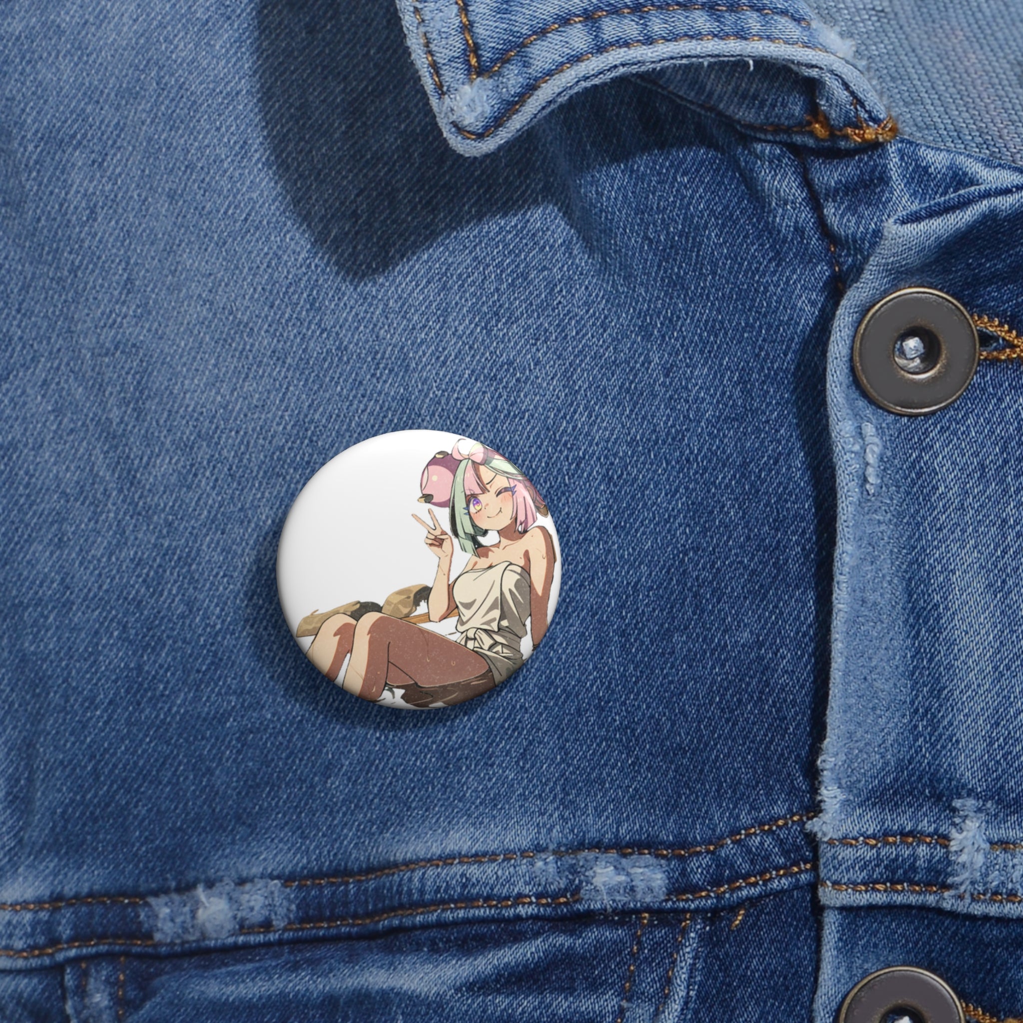 Iono Anime Pin Button Onsen Spicy Variant — Onsen Pt. 2 (Spicy)