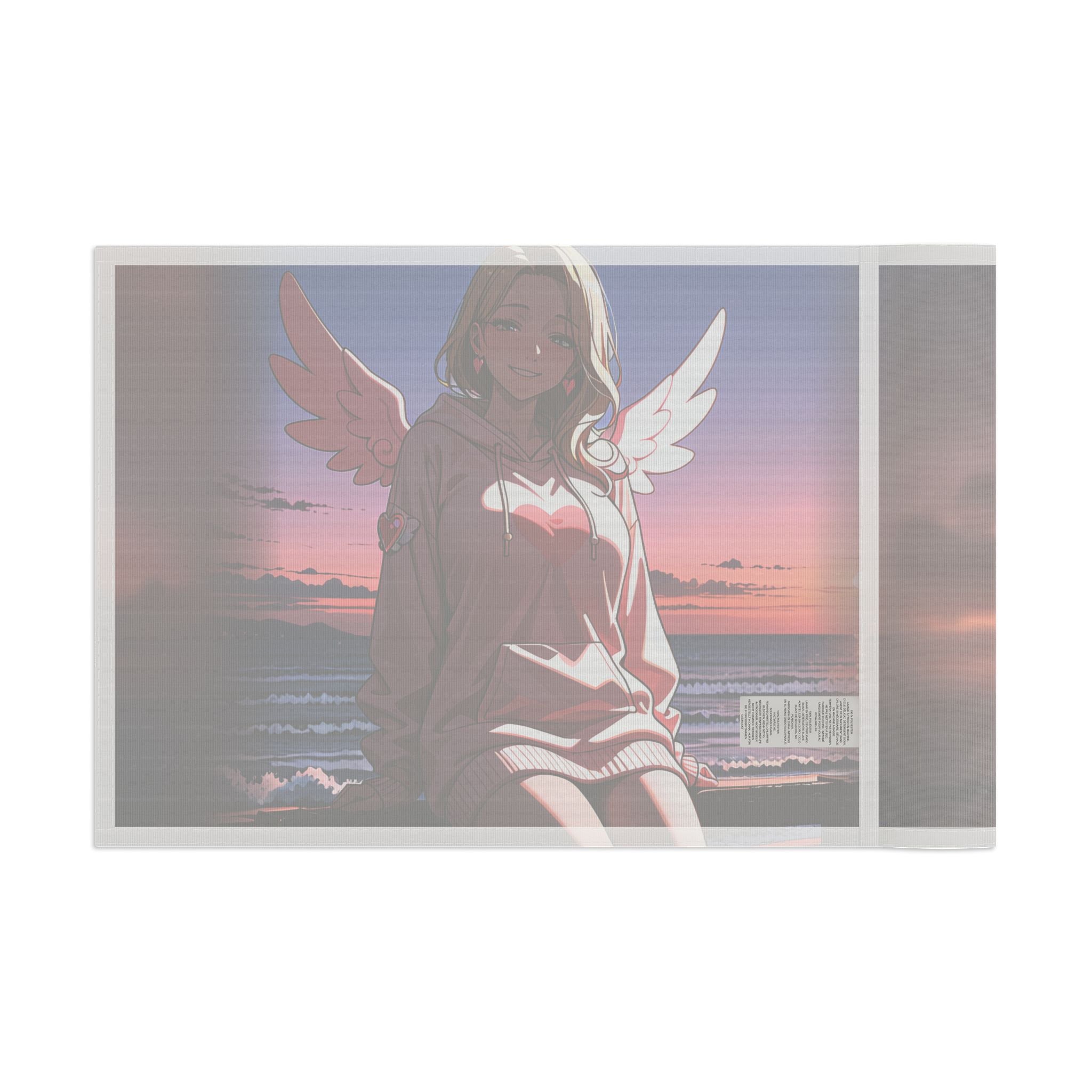 Kirara Hoshi JJK Anime Wall Flag Cupid Beach Pinup — Beach Babes Pt. 5