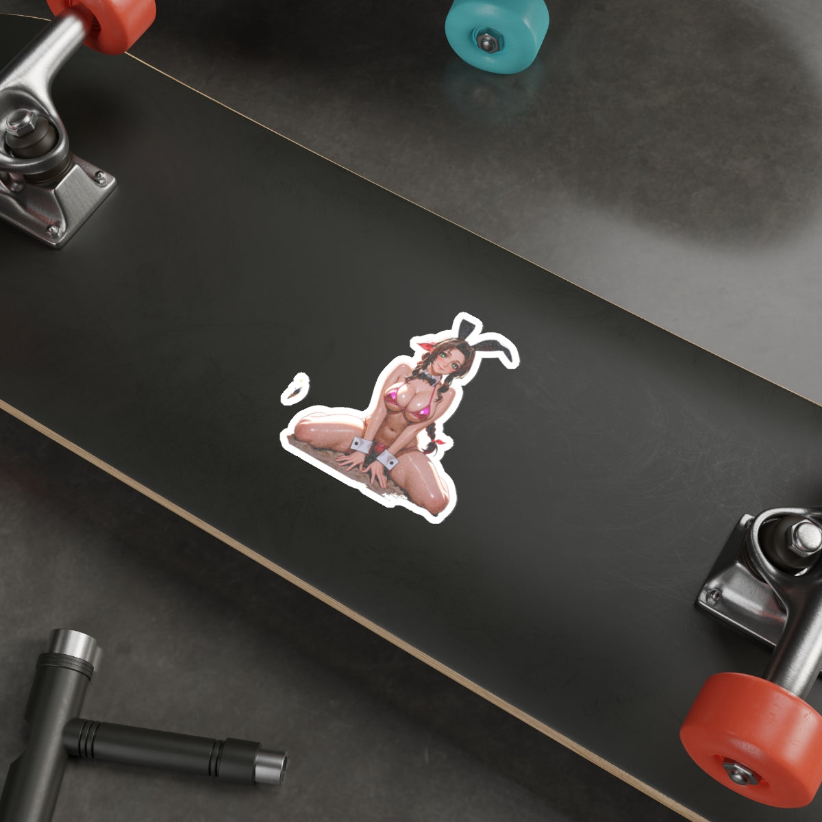 Aerith FF7 Spicy Anime Die Cut Vinyl Sticker — Bunny Girls Pt. 8 (Spicy)