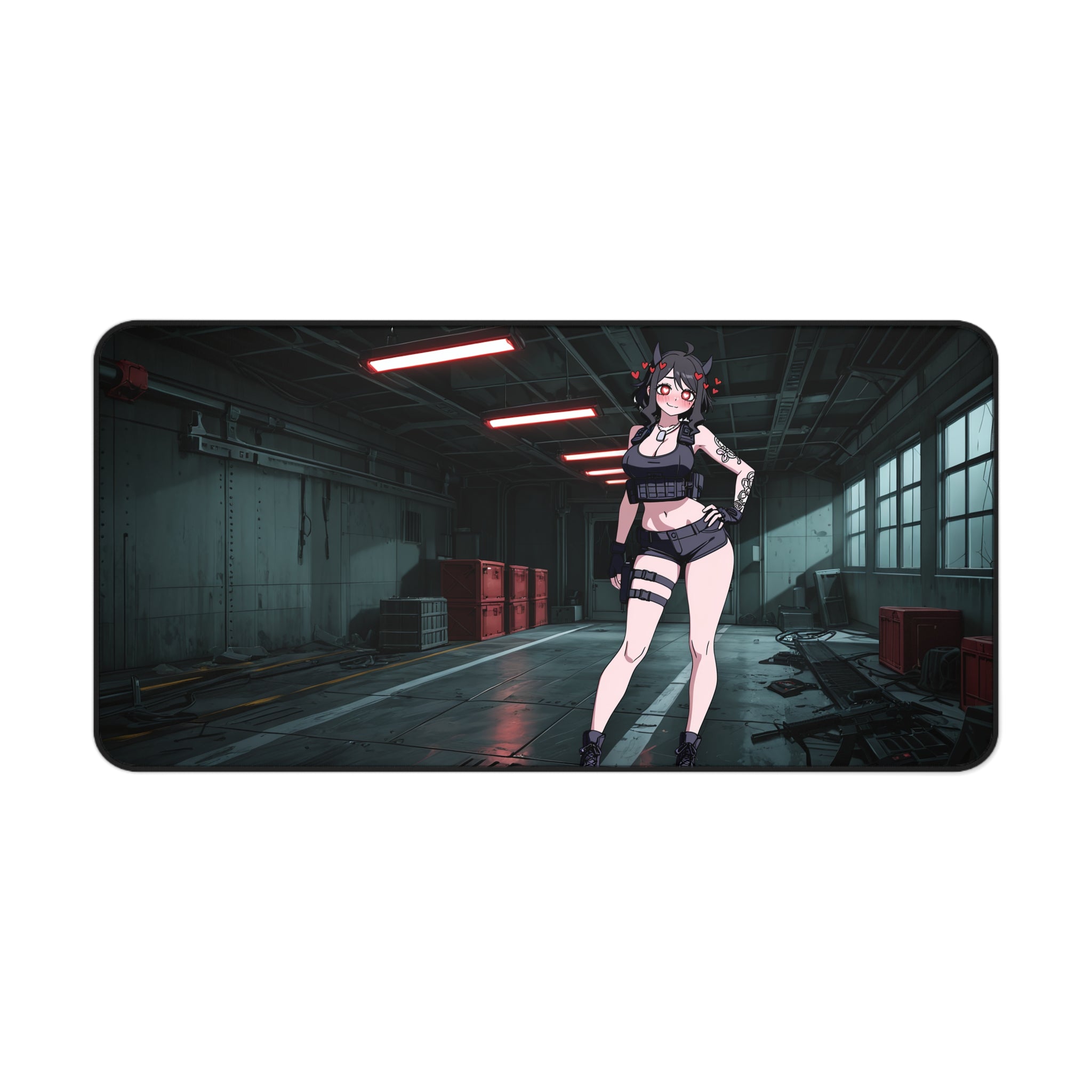 Modeus Helltaker Spicy Desk Mat | Tactical Anime Pinup — Tactical Girls Pt. 1