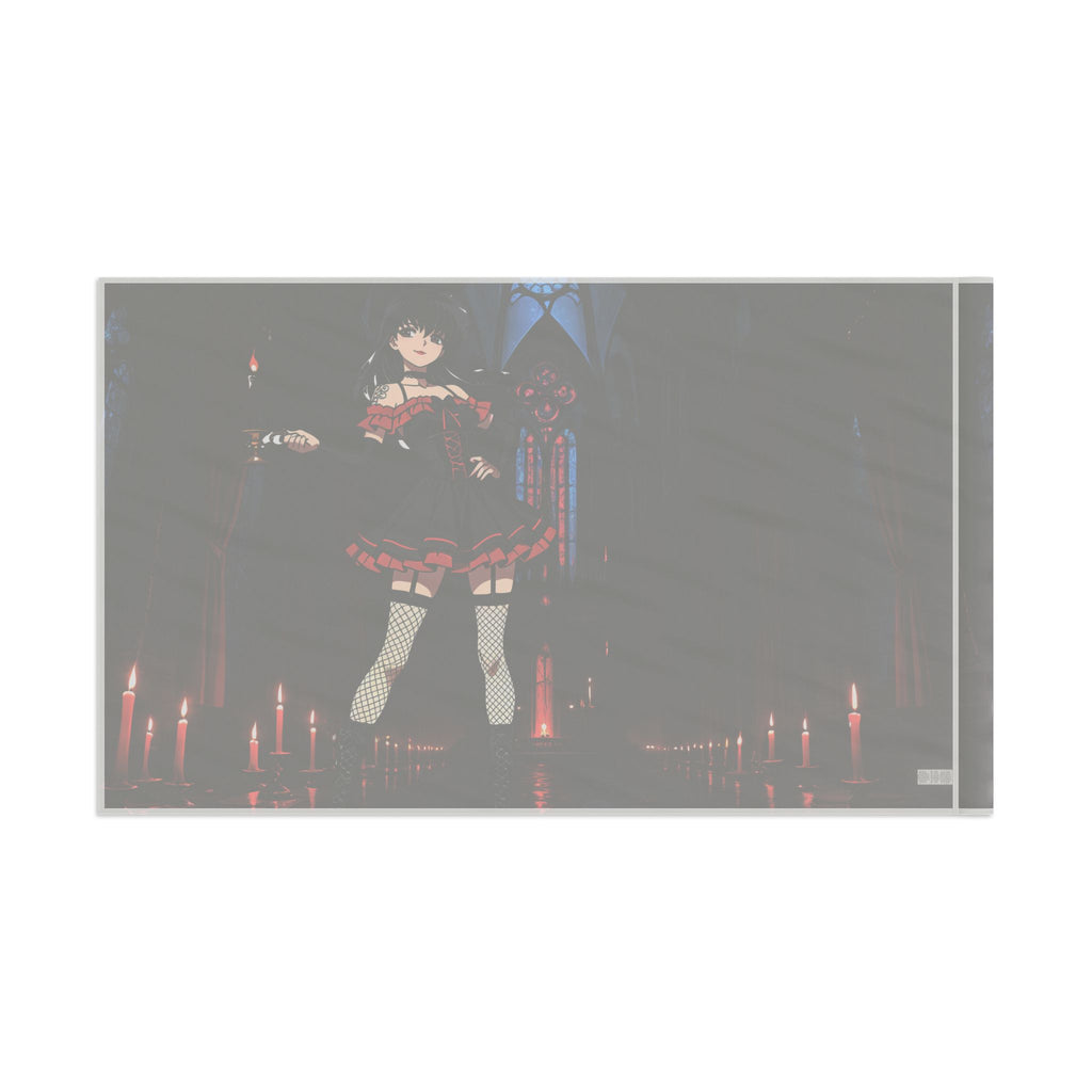 Kagome Inuyasha Spicy Gothic Pinup Anime Wall Flag | Dark Banner