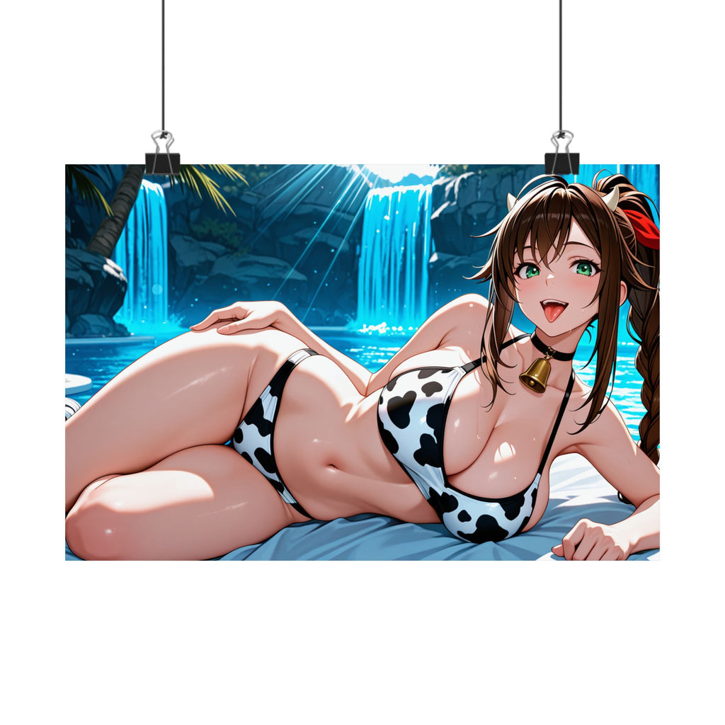 Aerith Final Fantasy Pinup Wall Art Poster | Cow Girls Pt. 1