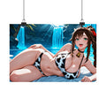 Aerith Final Fantasy Pinup Wall Art Poster | Cow Girls Pt. 1