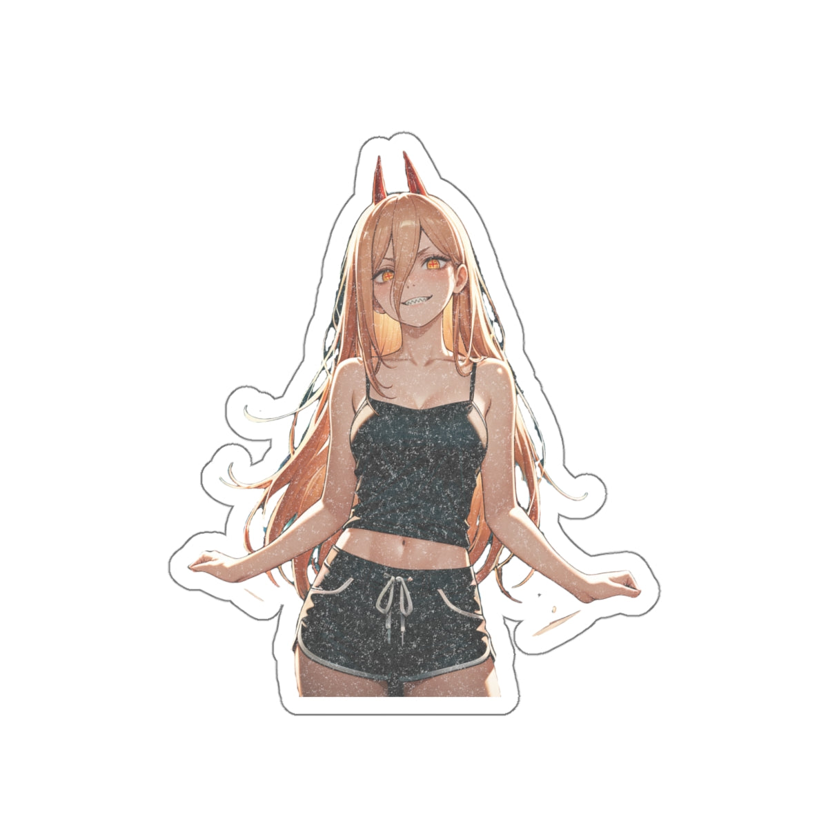 Power Chainsaw Man Spicy Pinup Anime Die Cut Vinyl Sticker | Fan Art