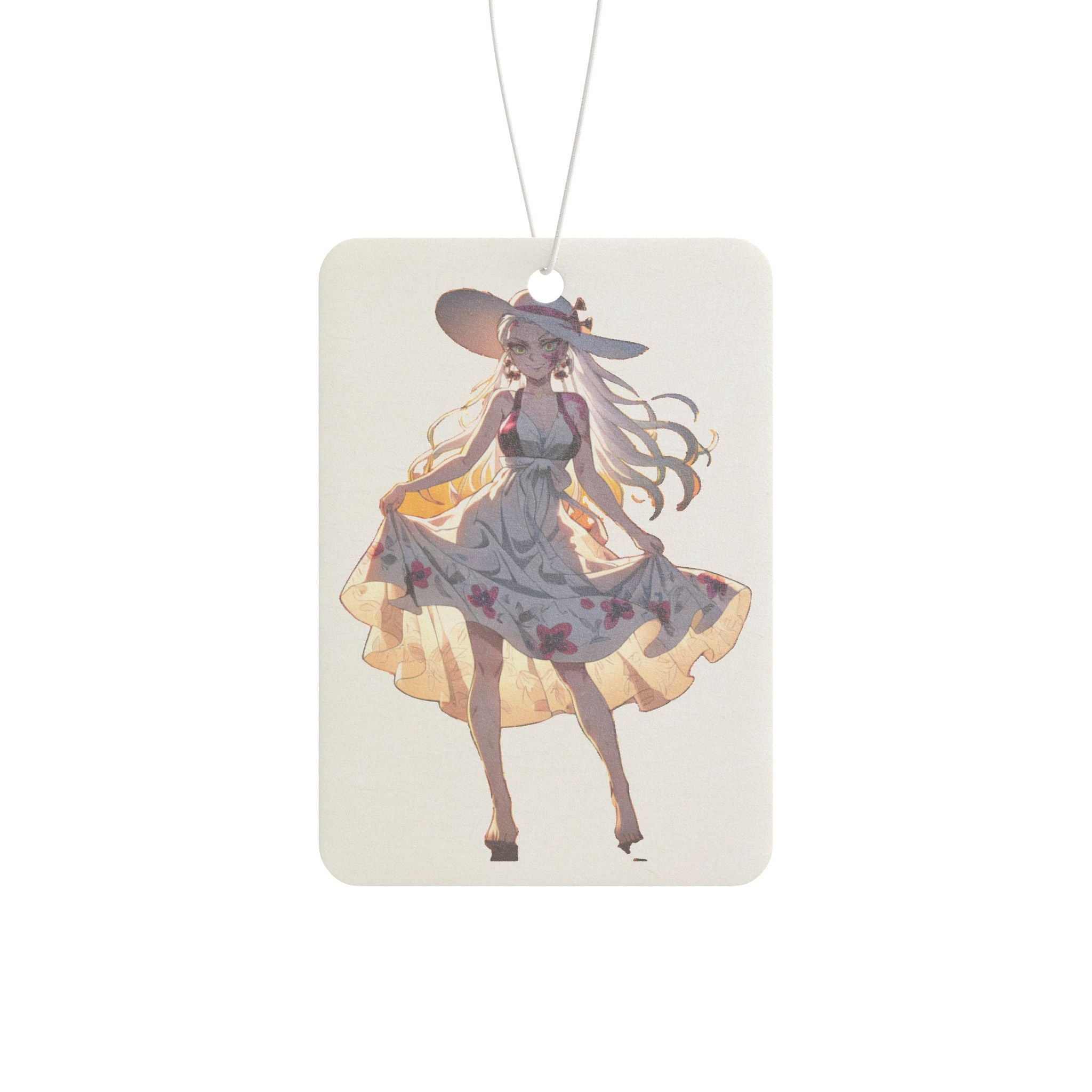 Daki Demon Slayer Car Air Freshener Sunset Beach Pinup Beach Babes Pt. 2