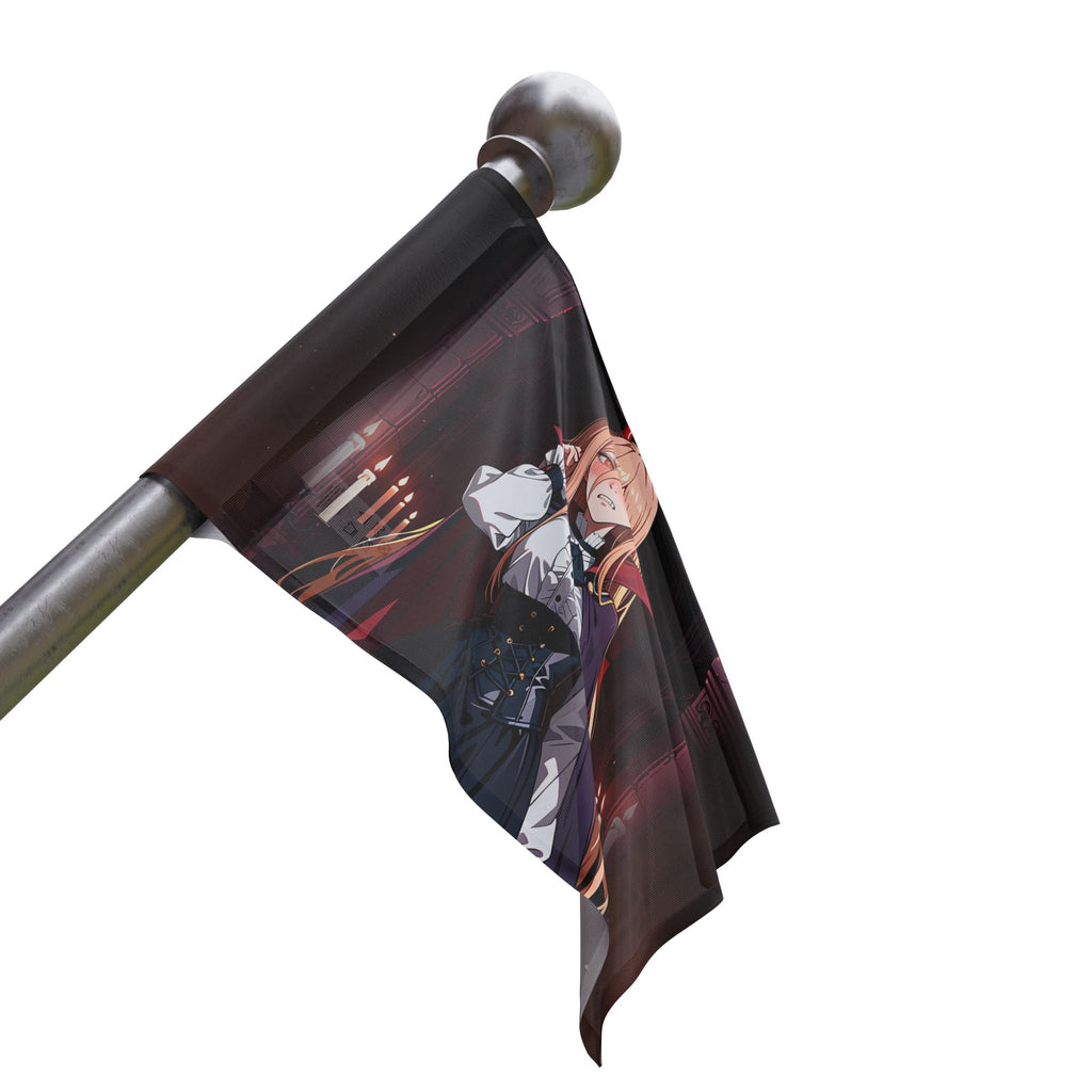 Power Chainsaw Man Gothic Vampire Anime Wall Flag | Bunny Girls Pt. 6