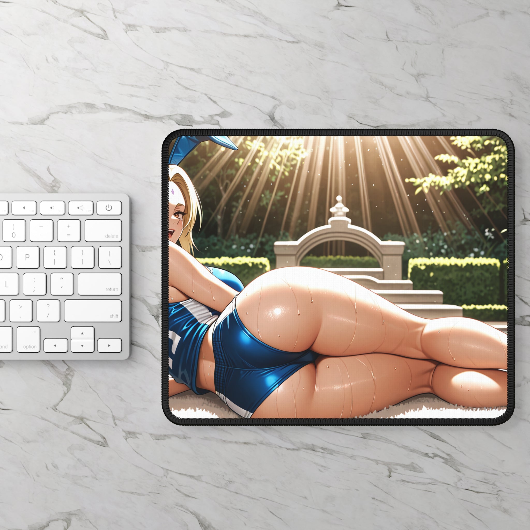 Tsunade Naruto Spicy Anime Mouse Pad Bunny Pinup Desk Mat Bunny Girls Pt. 5