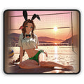 Aerith Final Fantasy VII Bunny Girl Anime Mouse Pad Beach — Bunny Girls Pt. 8