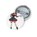 Kagome Inuyasha Gothic Anime Pin Spicy Alt Art | Dark Fan Art Badge