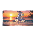 Daki Demon Slayer Anime Beach Towel Sunset Pinup | Beach Babes Pt. 2