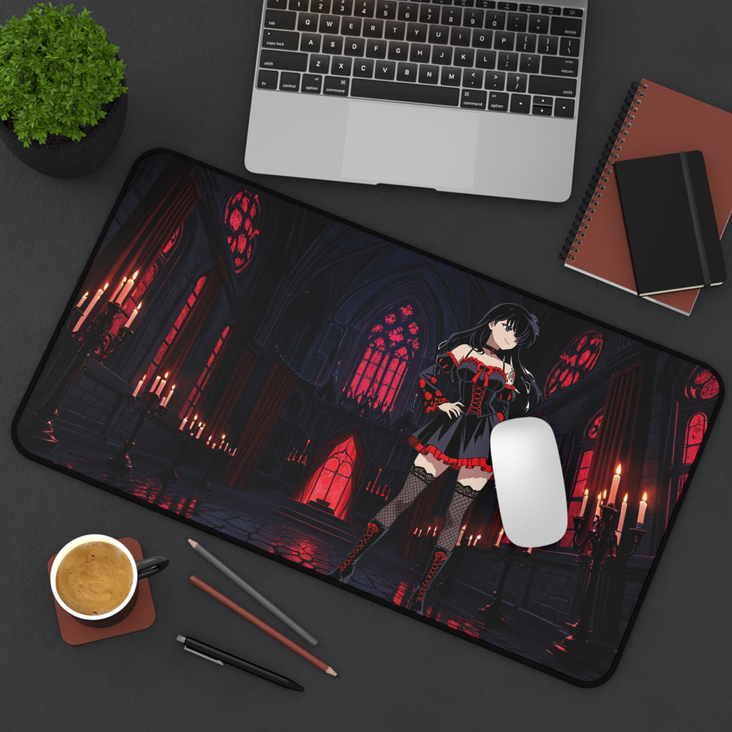 Kagome Inuyasha Gothic Anime Desk Mat | Dark Aesthetic XL Mouse Pad