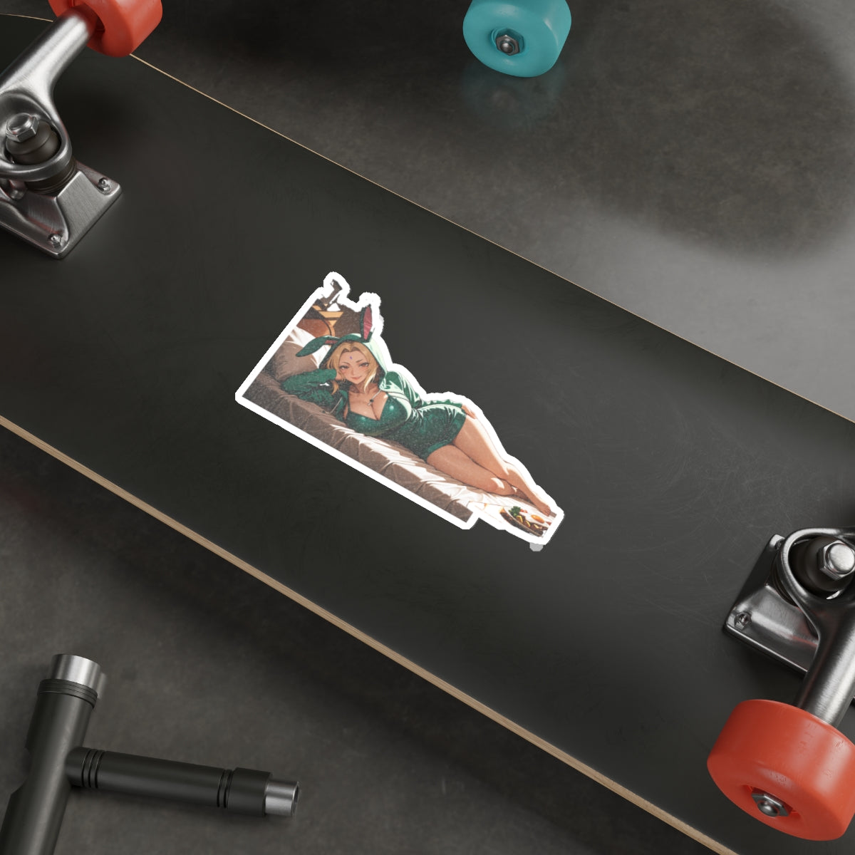 Tsunade Naruto Anime Pinup Bikini Die Cut Vinyl Sticker — Bunny Girls Pt. 6