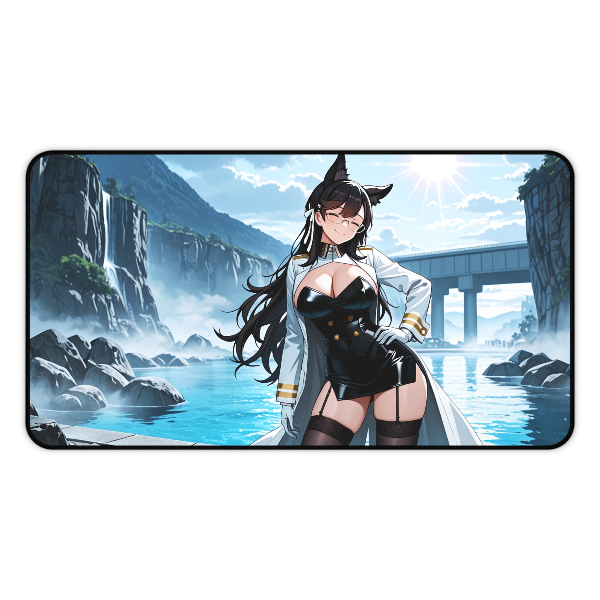 Atago Azur Lane Spicy Anime Desk Mat Pinup — Bunny Girls Pt. 4 (Spicy)