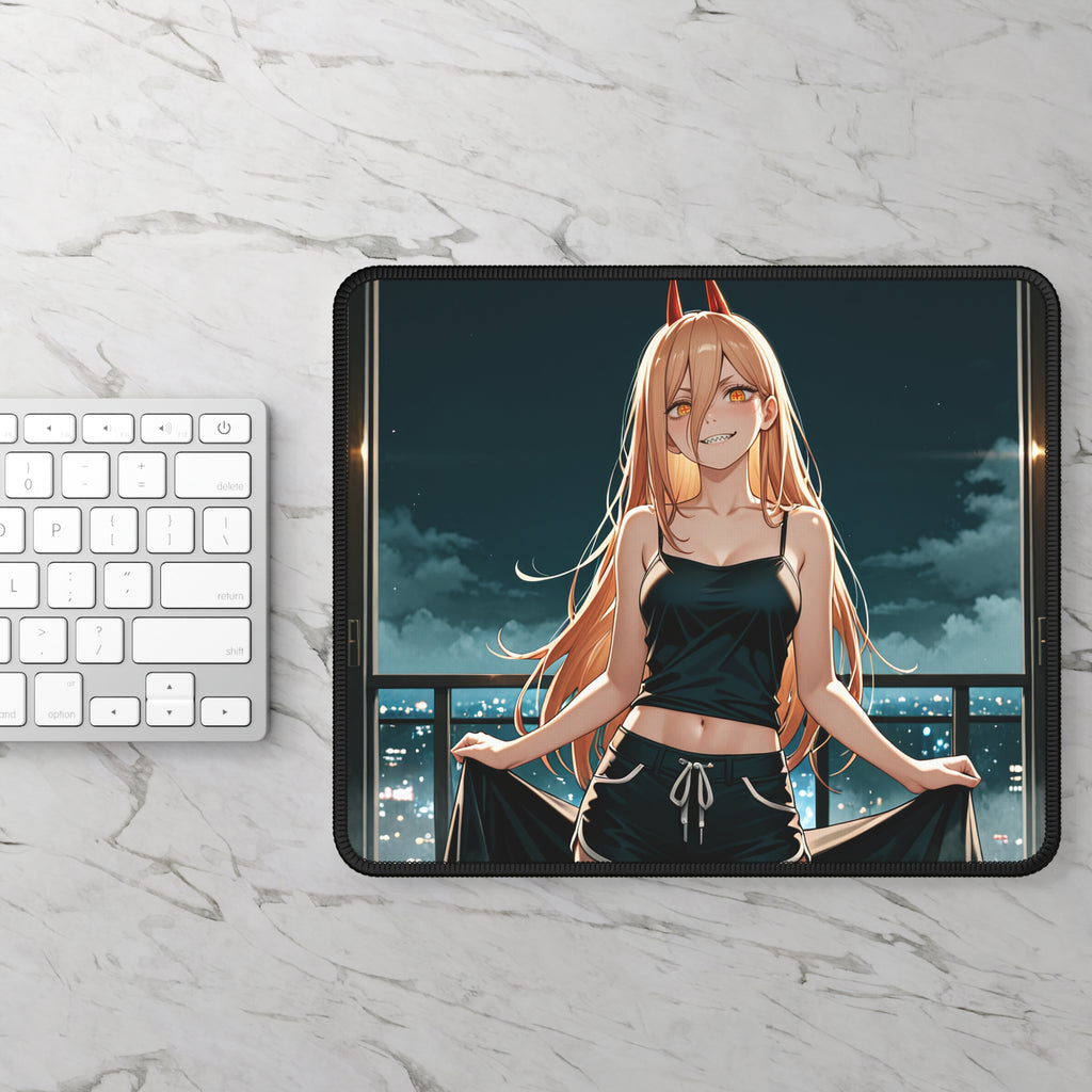 Power Chainsaw Man Anime Mouse Pad Spicy | Pinup Fan Art Desk Pad