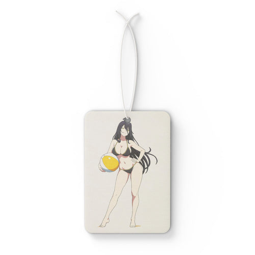 Albedo Overlord Spicy Anime Car Air Freshener | Summer Beach Pinup Fan Art