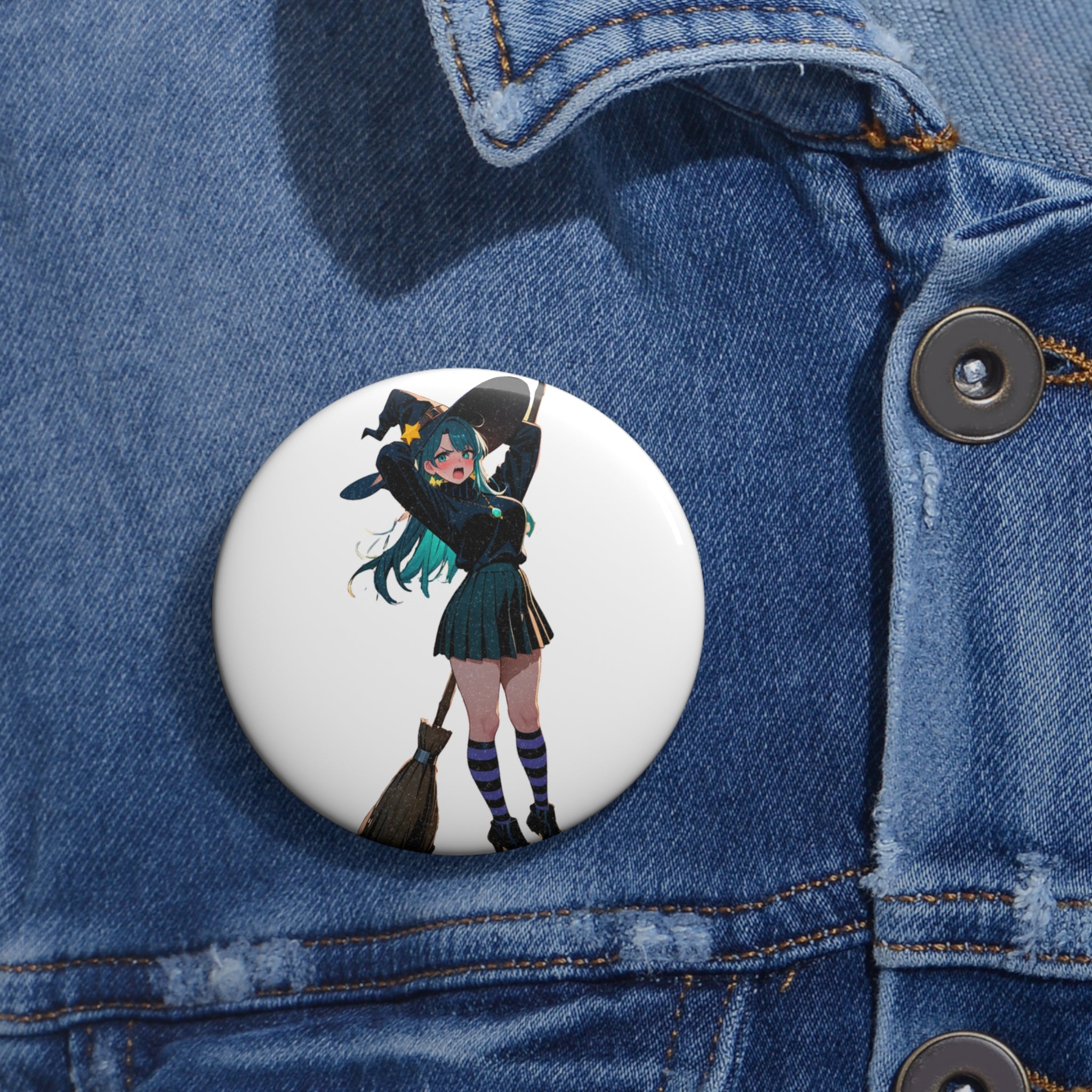 Kirara Hoshi JJK Anime Pin Button Witch Beach Pinup — Beach Babes Pt. 6