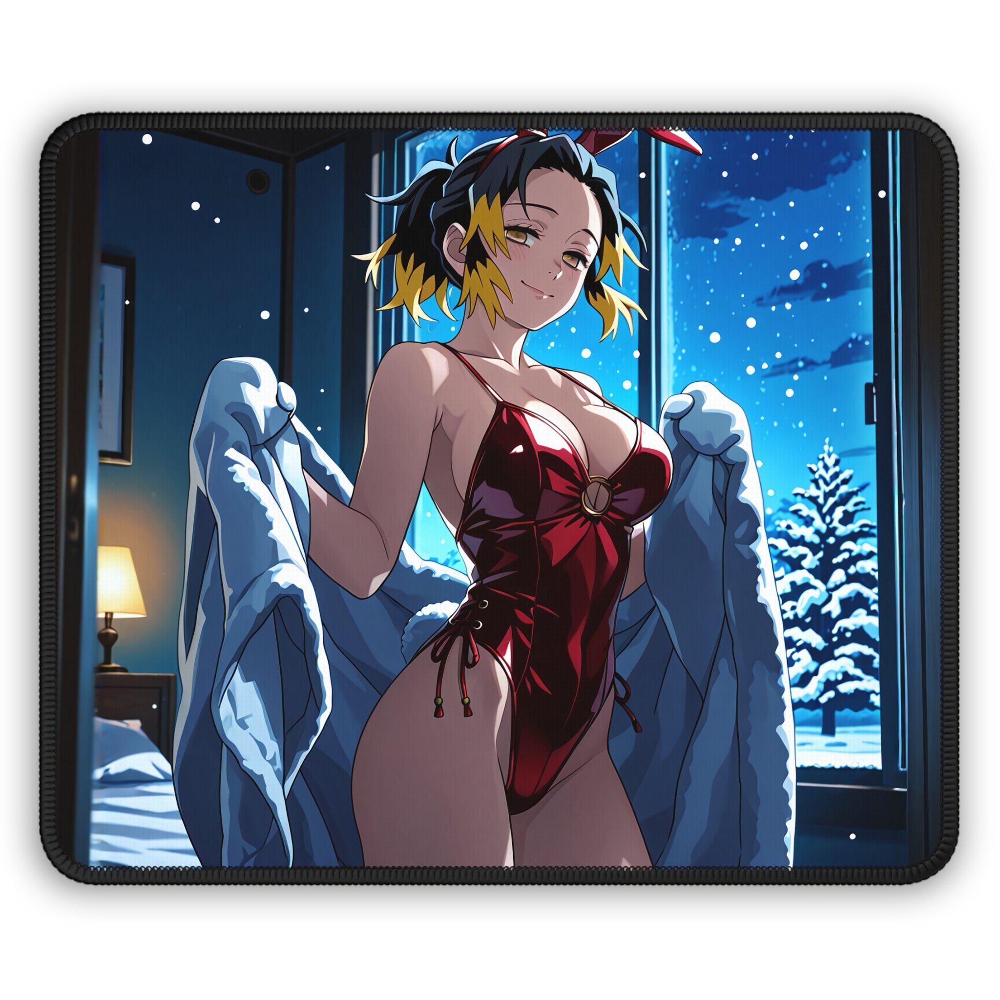 Makio (まきを) - Demon Slayer (鬼滅の刃 — Bunny Girls Pt. 1 (Spicy) Anime Mouse Pad