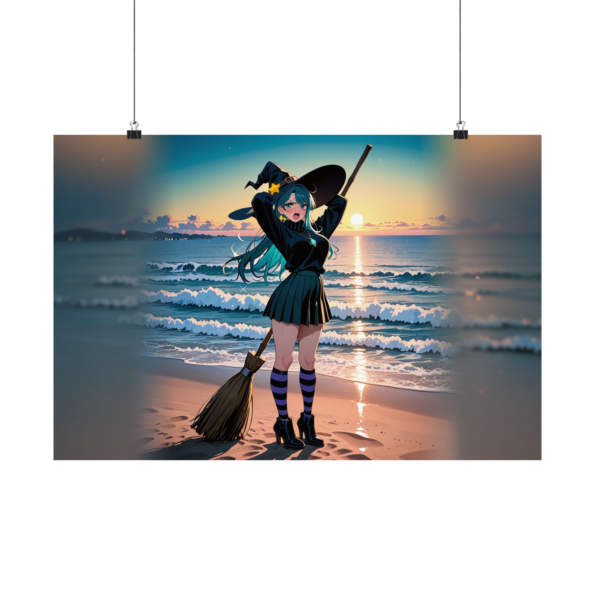 Kirara Hoshi JJK Witch Anime Wall Art Poster — Beach Babes Pt. 6