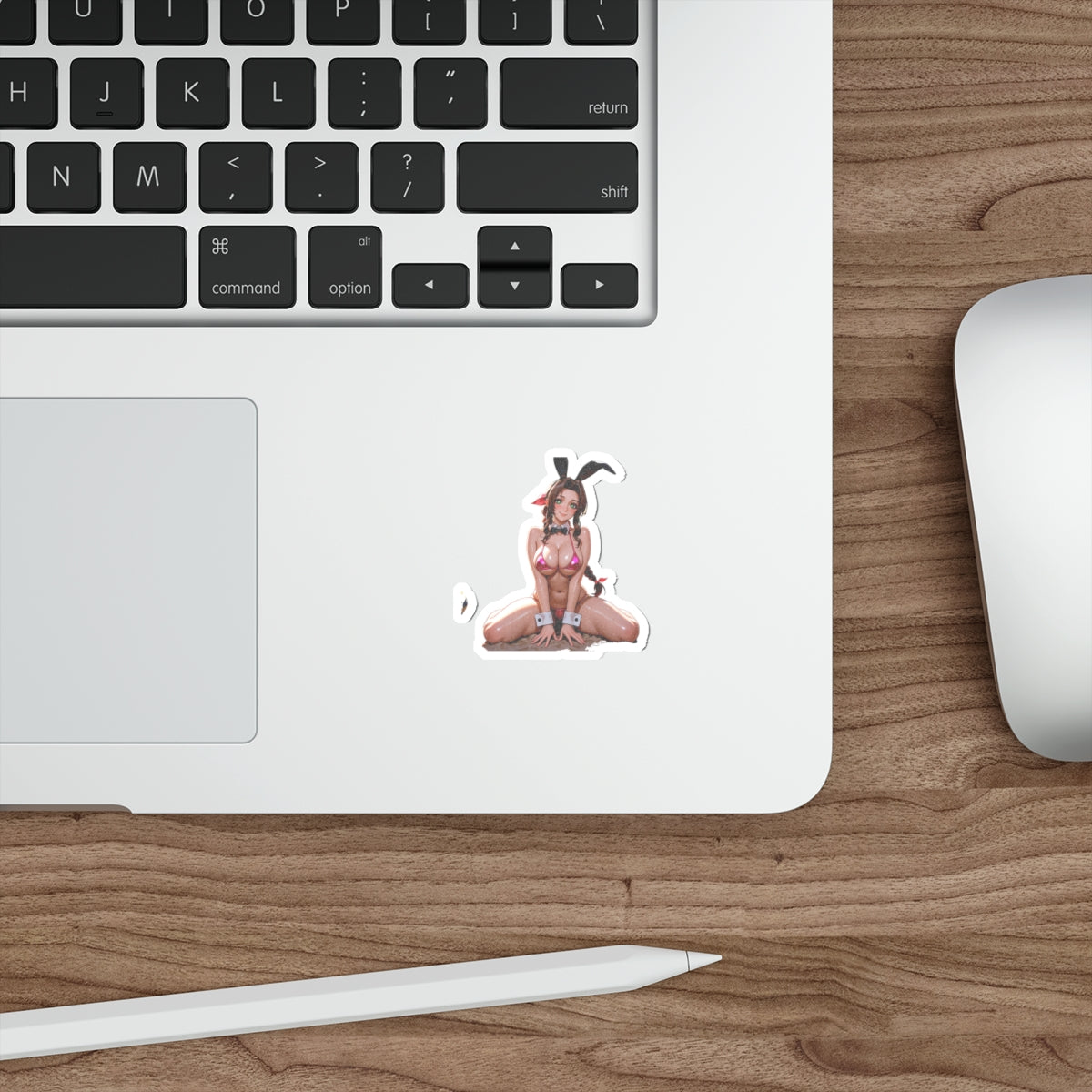 Aerith FF7 Spicy Anime Die Cut Vinyl Sticker — Bunny Girls Pt. 8 (Spicy)