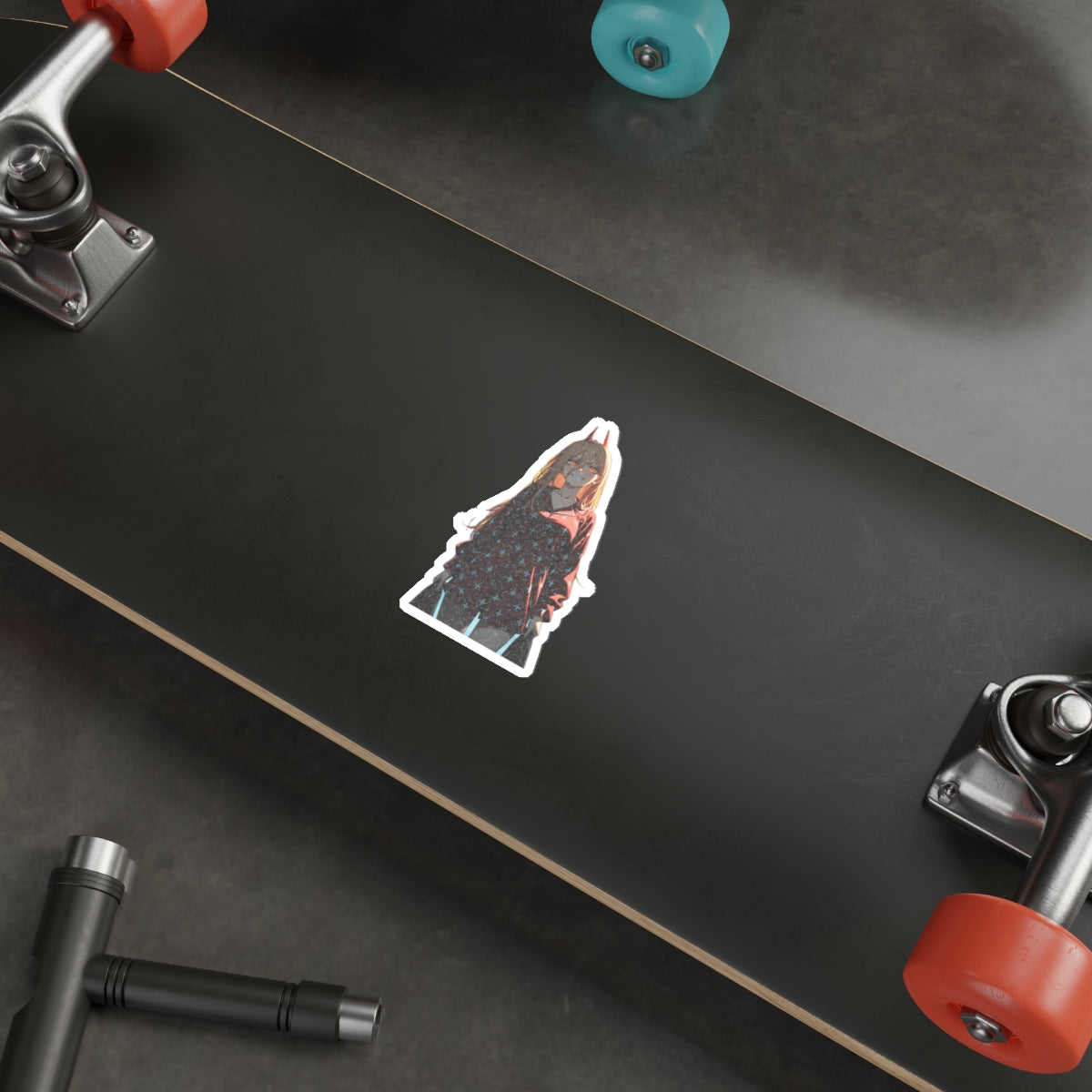 Power Chainsaw Man Pinup Anime Die Cut Vinyl Sticker | Fan Art Decal