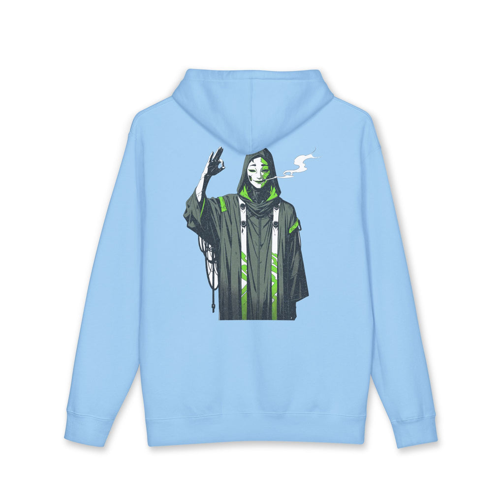Anime Streetwear Hoodie Serpent Shaman Back Graphic Pullover