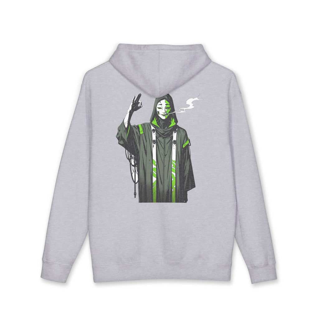 Anime Streetwear Hoodie Serpent Shaman Back Graphic Pullover