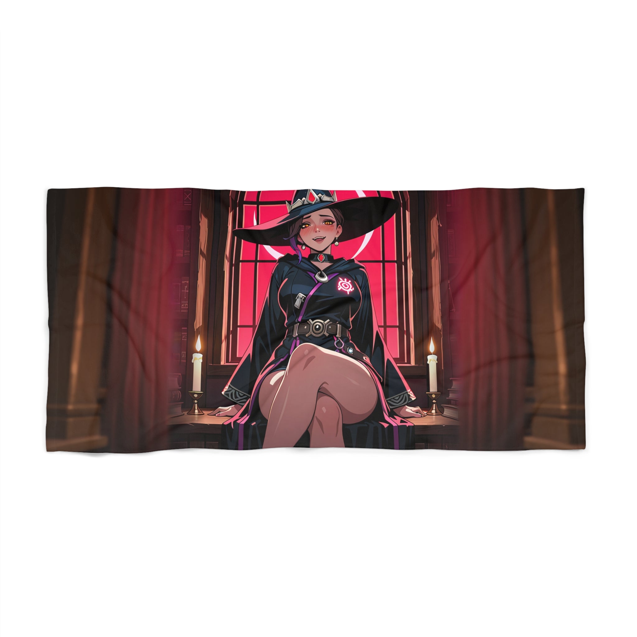 Domina Overwatch Witch Anime Beach Towel — The Spicy Den Pt. 3