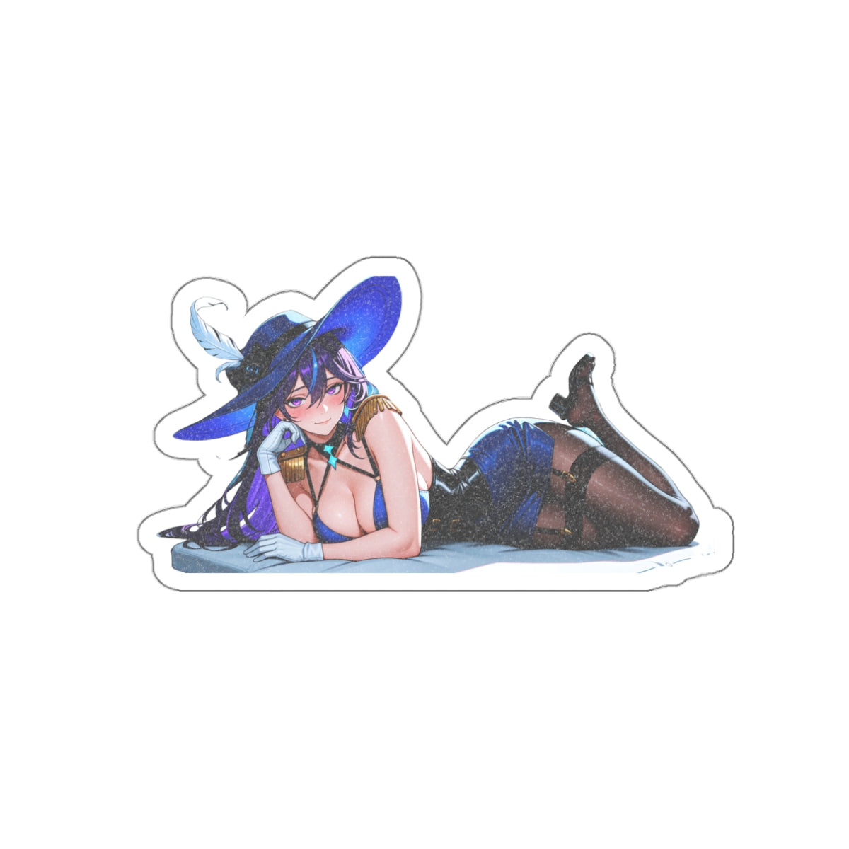 Clorinde Genshin Impact Anime Die Cut Sticker | Pinup Beach Babes Pt. 4