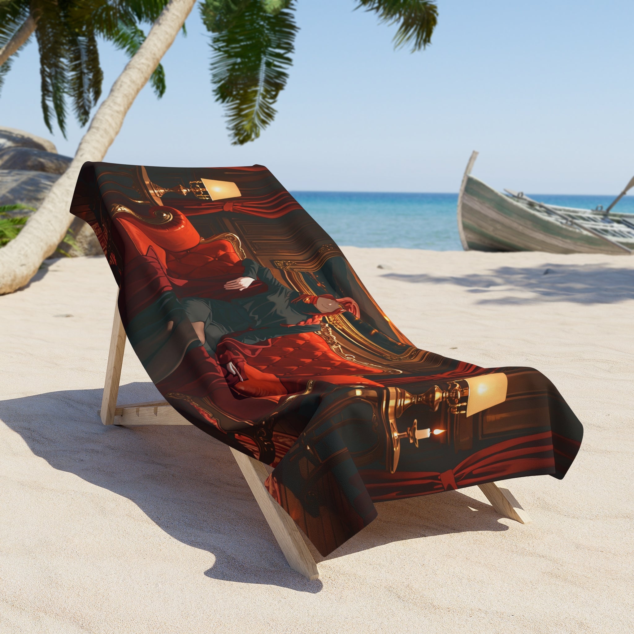 Makima Chainsaw Man Anime Beach Towel | Boudoir Pt. 1