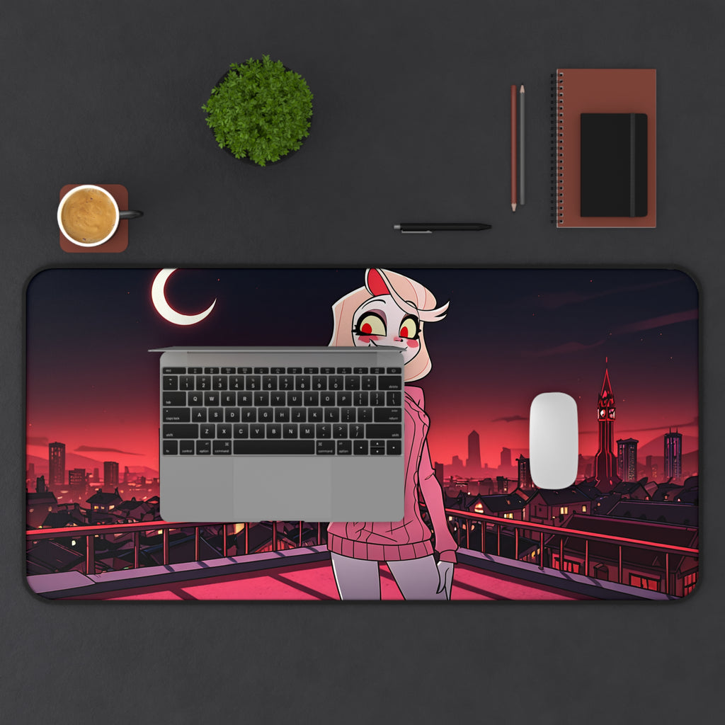Charlie Morningstar Hazbin Hotel Anime Desk Mat Fan Art Virgin Killer Pt. 2
