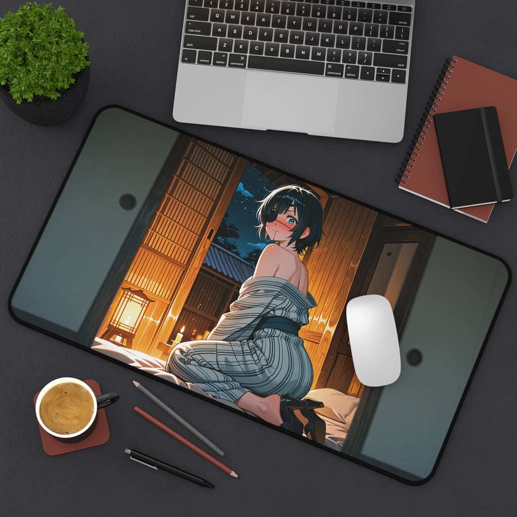 Himeno || Chainsaw Man · Onsen · Tube — Onsen Pt. 1 Desk Mat XL Mouse Pad