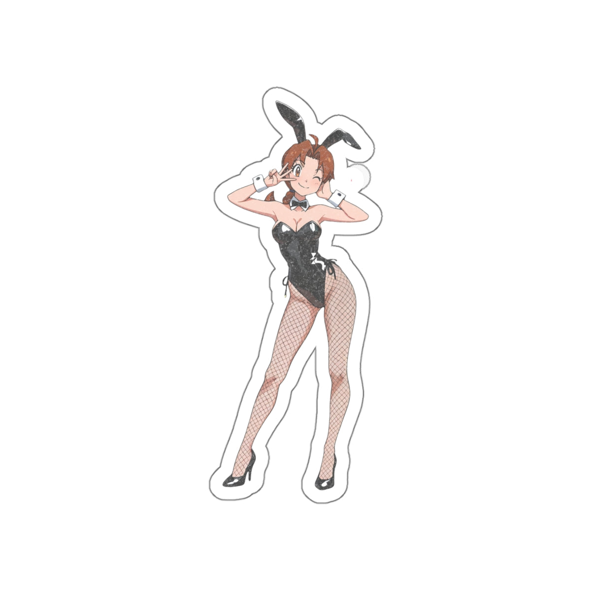 Delia Ketchum Bunny Suit Spicy Pinup Die-Cut Vinyl Sticker — Bunny Girls Pt. 1 (