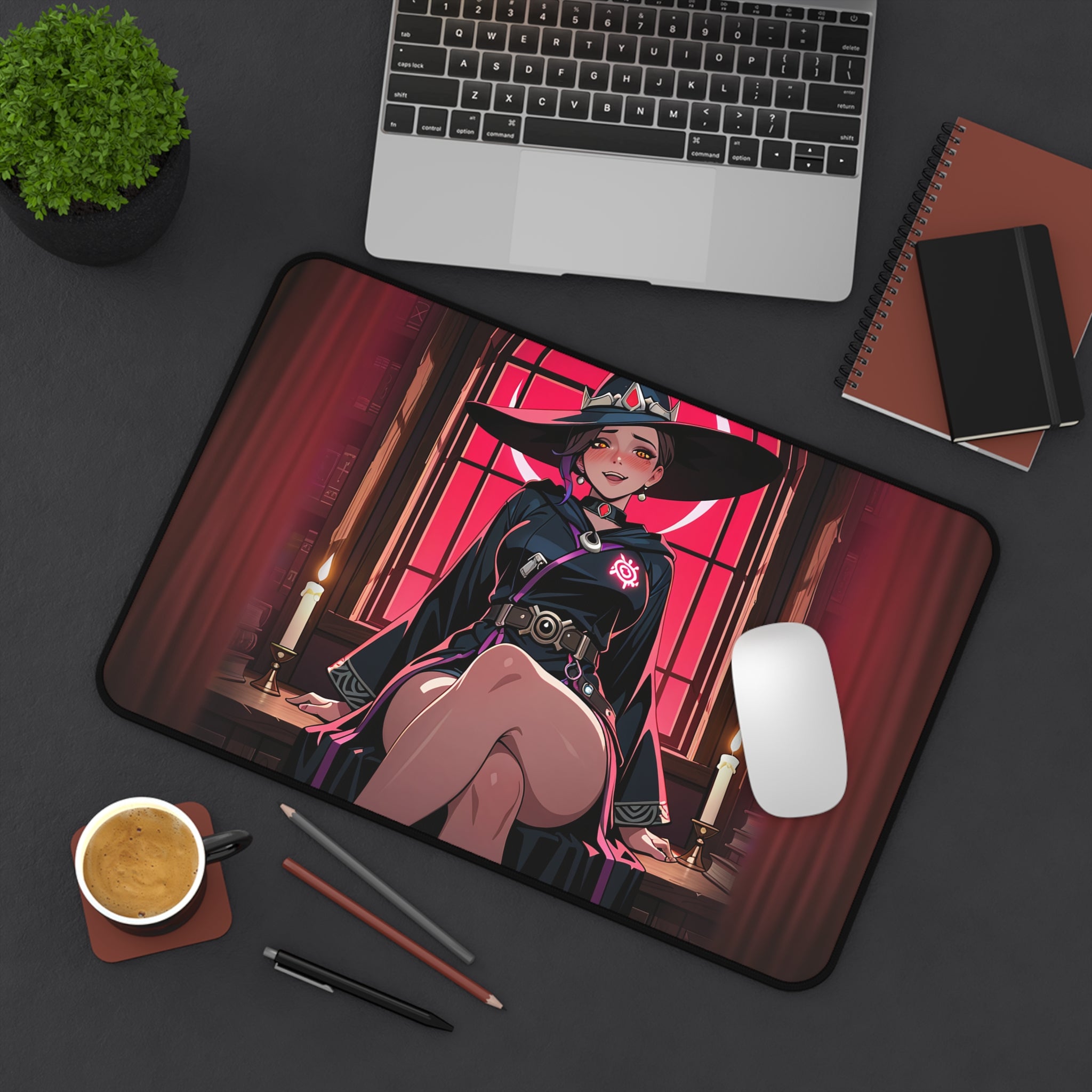 Domina Overwatch Witch Desk Mat — Anime Gaming Pad — The Spicy Den Pt. 3