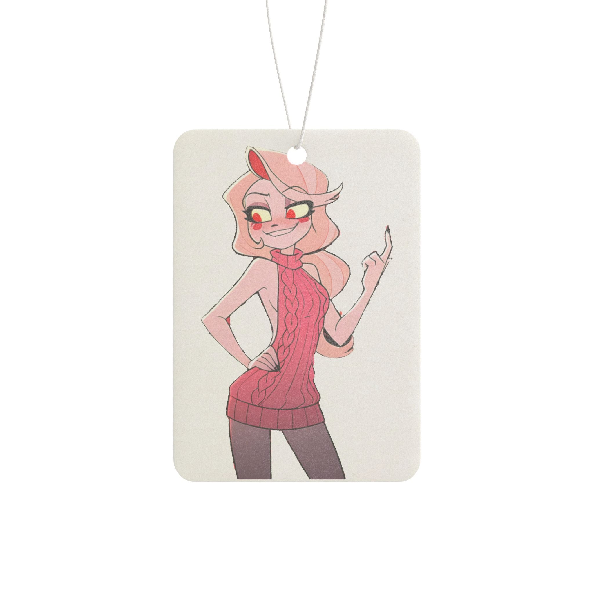 Charlie Morningstar Hazbin Hotel Anime Car Air Freshener | Virgin Killer Pt. 2 (
