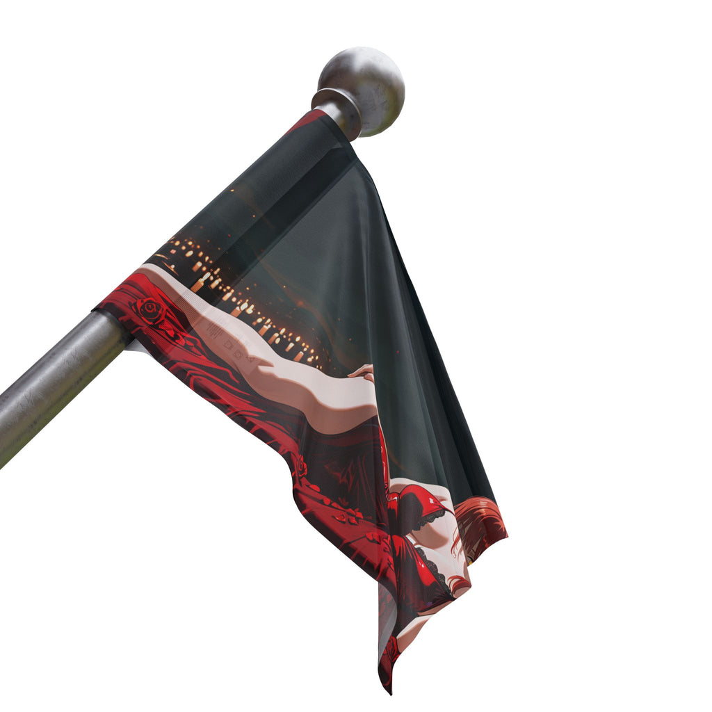 Makima Chainsaw Man Spicy Wall Flag | Velvet Boudoir Anime — Boudoir Pt. 1
