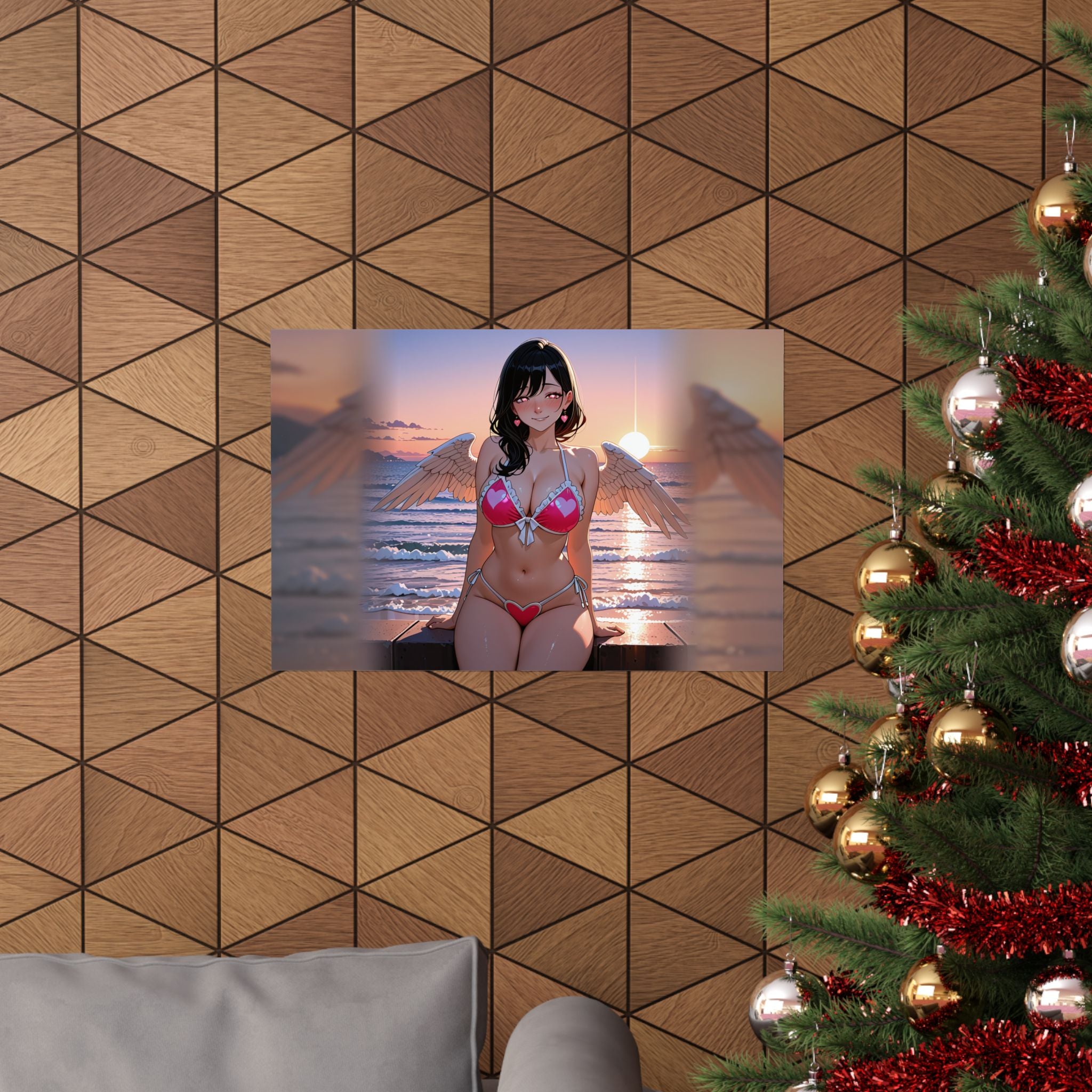 Kirara Hoshi JJK Cupid Spicy Anime Wall Art Poster — Beach Babes Pt. 5 (Spicy)