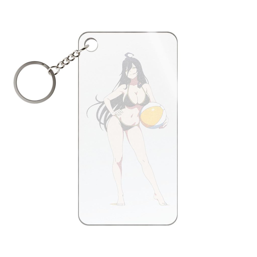 Albedo Overlord Spicy Summer Anime Keychain Charm | Pinup Fan Art