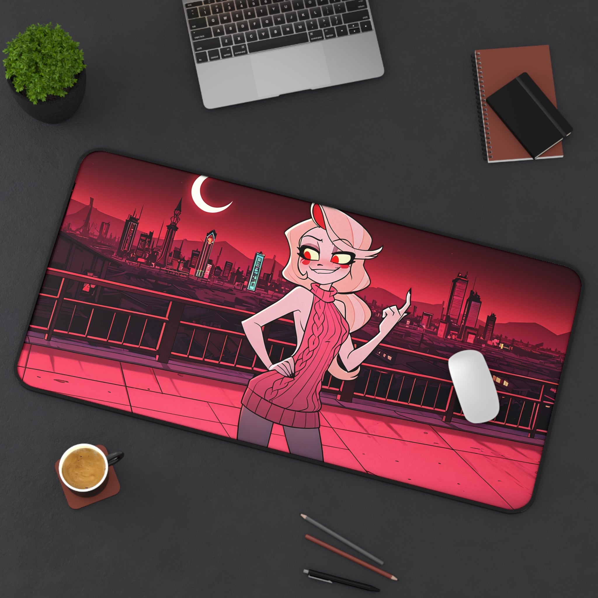 Charlie Morningstar Hazbin Hotel Spicy Anime Desk Mat Virgin Killer Pt. 2