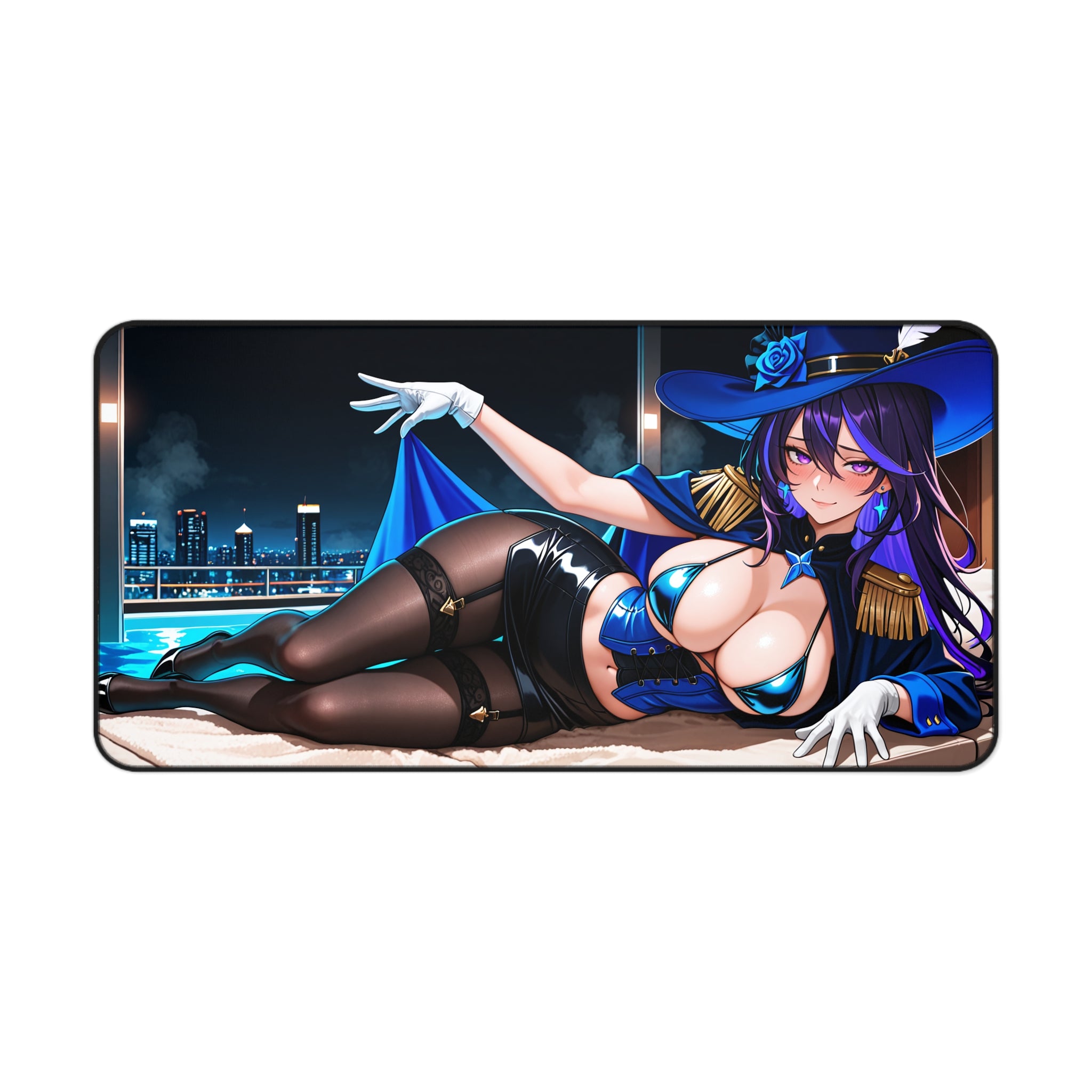 Clorinde Genshin Impact Spicy Anime Desk Mat | Beach Babes Pt. 4 (Spicy)