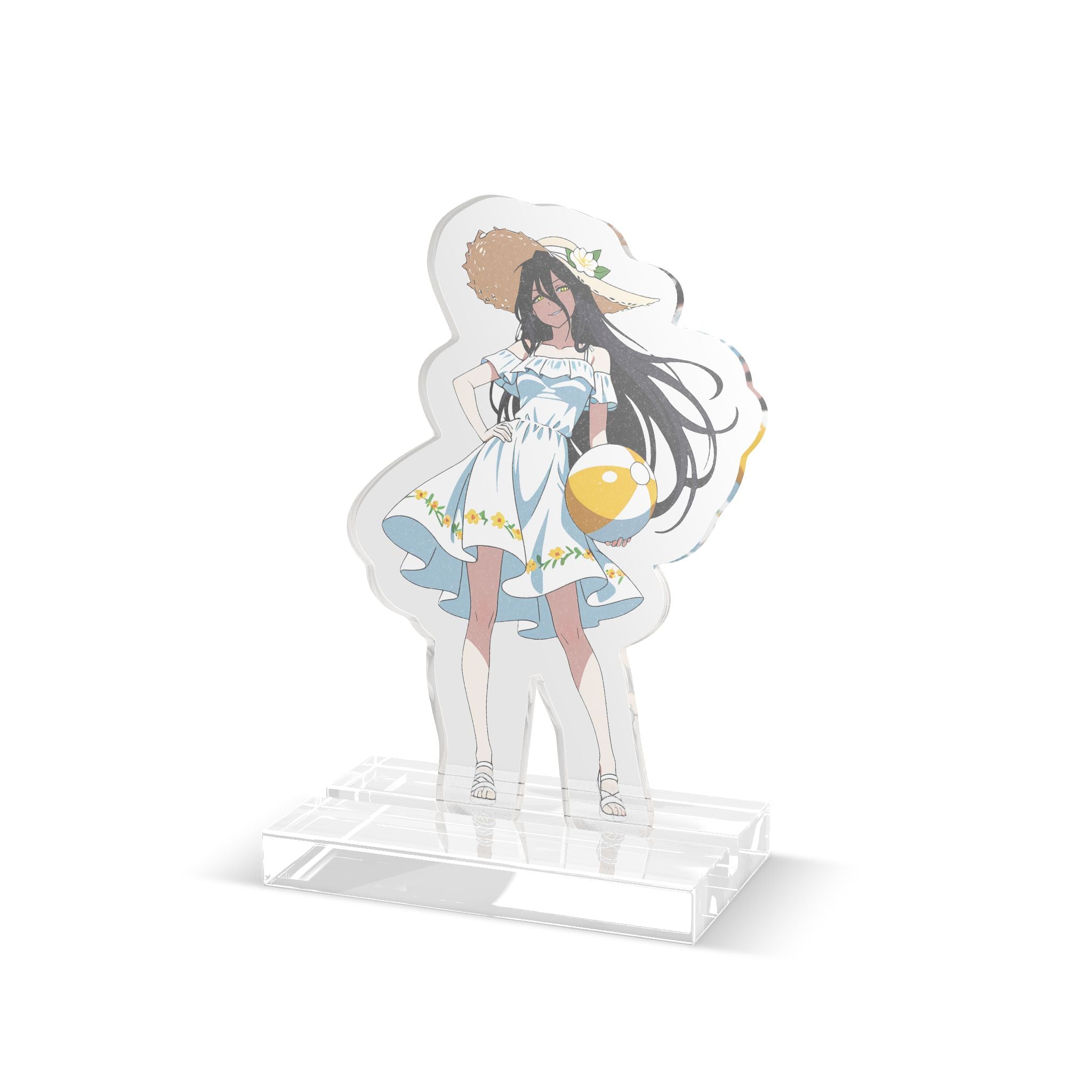 Albedo Overlord Anime Standee | Beach Pinup Fan Art Desk Display