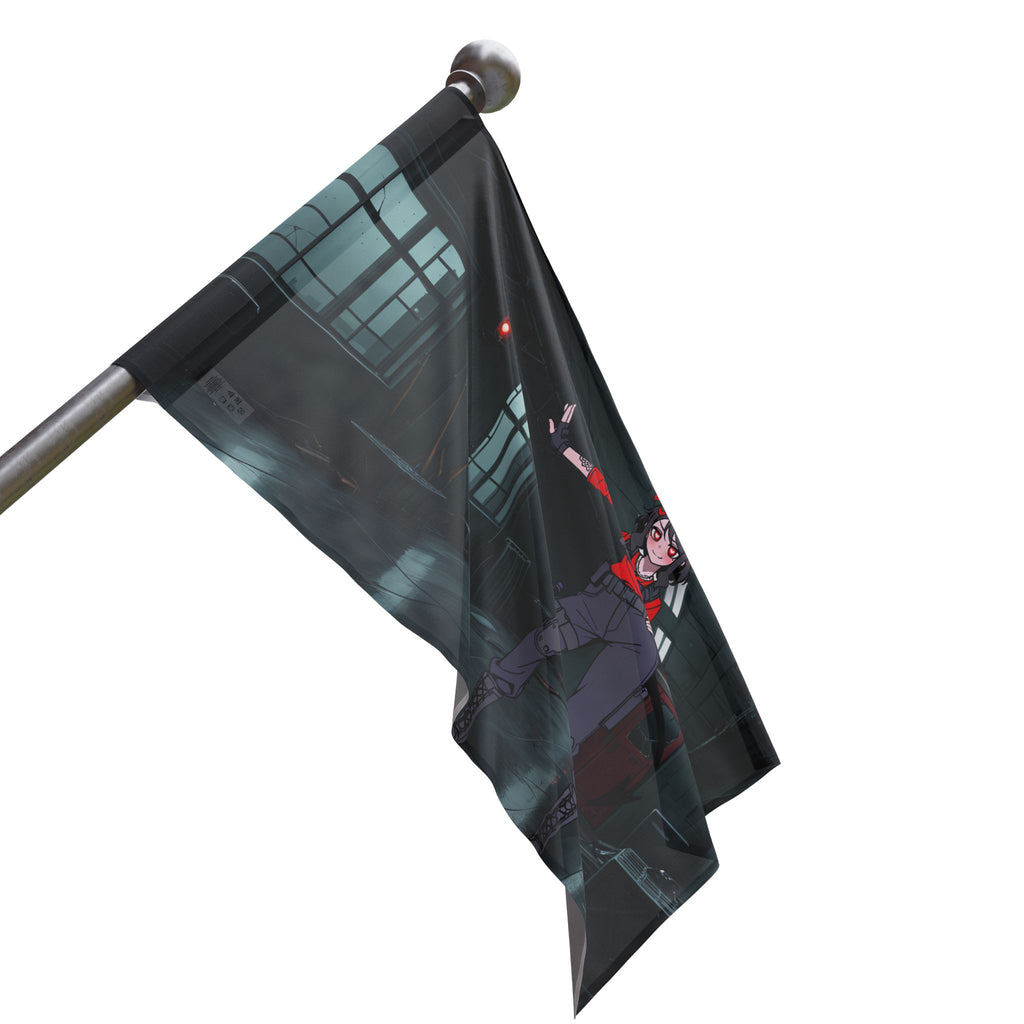 Modeus Helltaker Anime Wall Flag | Tactical Pinup Banner