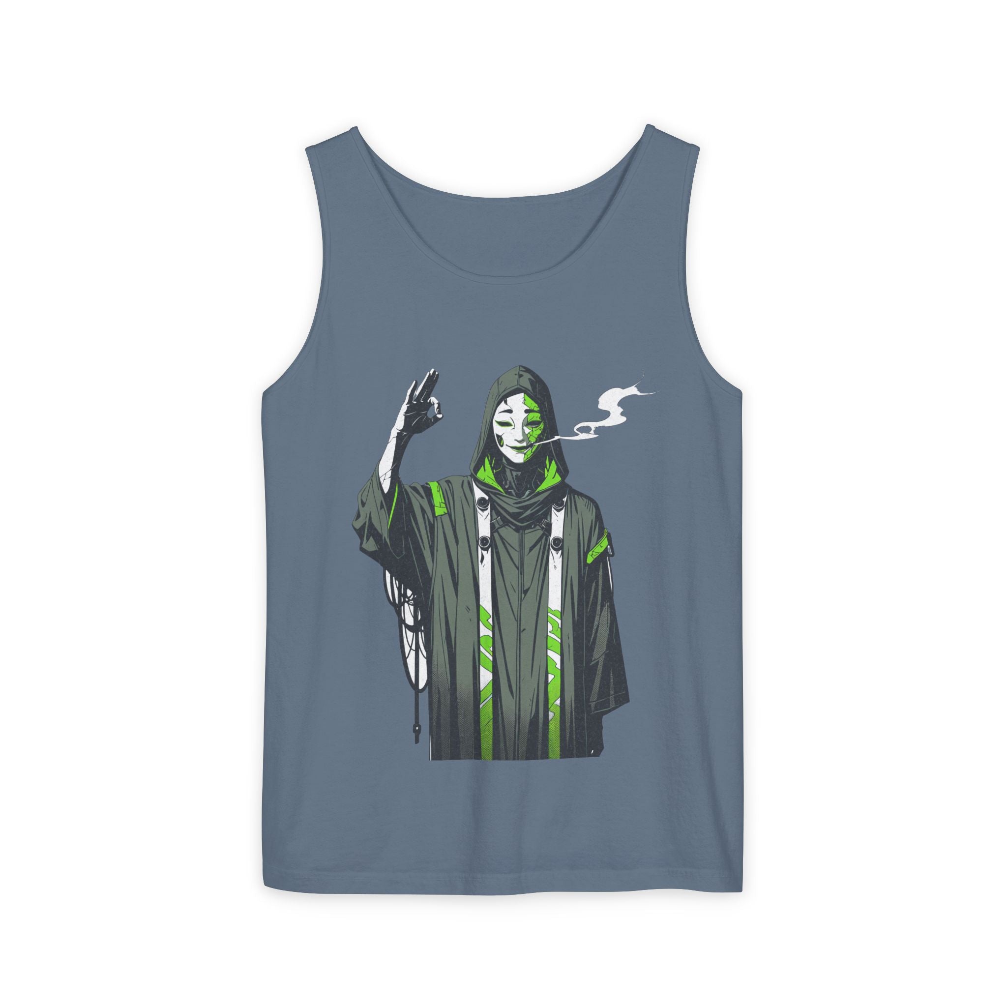 Anime Streetwear Tank Top | Serpent Shaman Spirit Caller Graphic