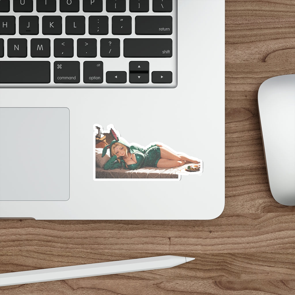 Tsunade Naruto Anime Pinup Bikini Die Cut Vinyl Sticker — Bunny Girls Pt. 6