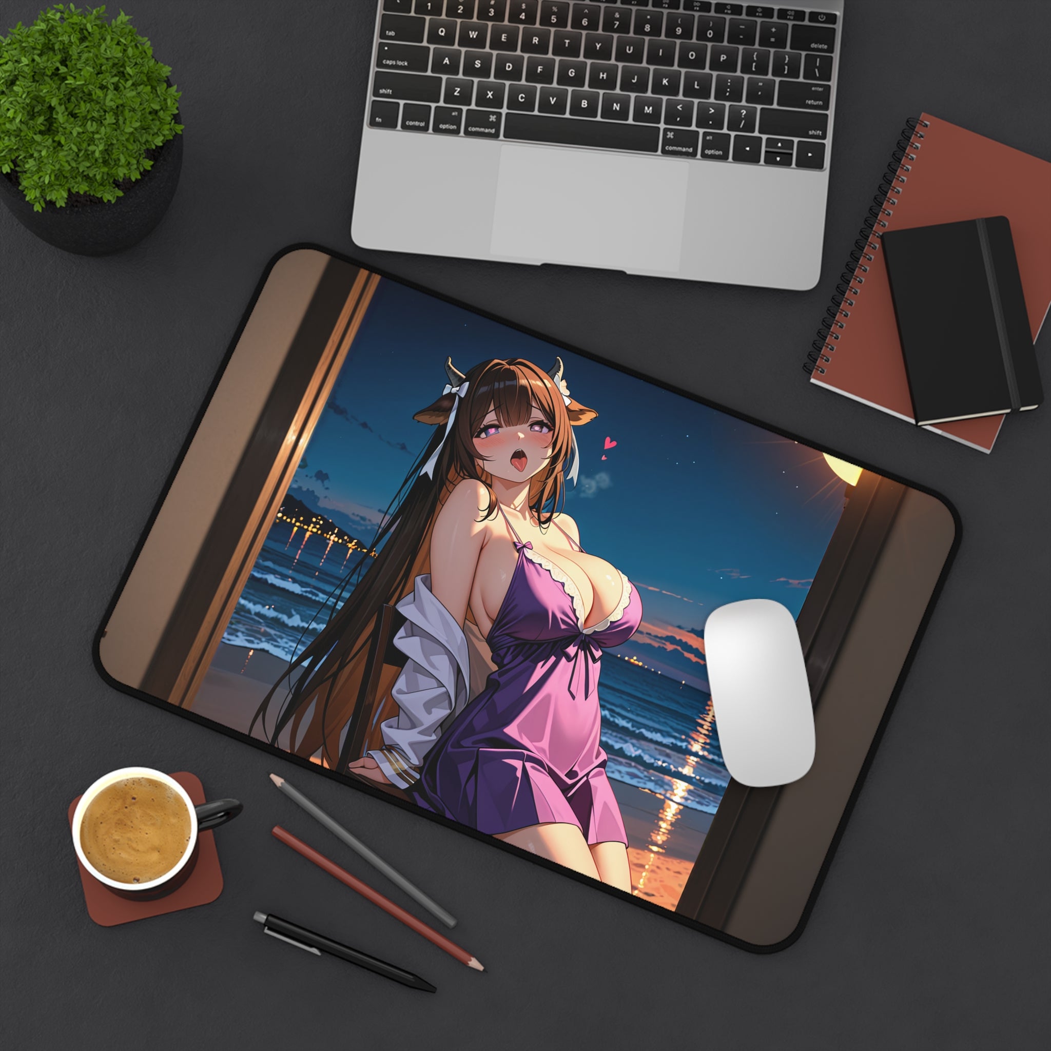 kashino(azur lane)樫野（碧蓝航线） · P — The Spicy Den Pt. 3 Desk Mat XL Mouse Pad