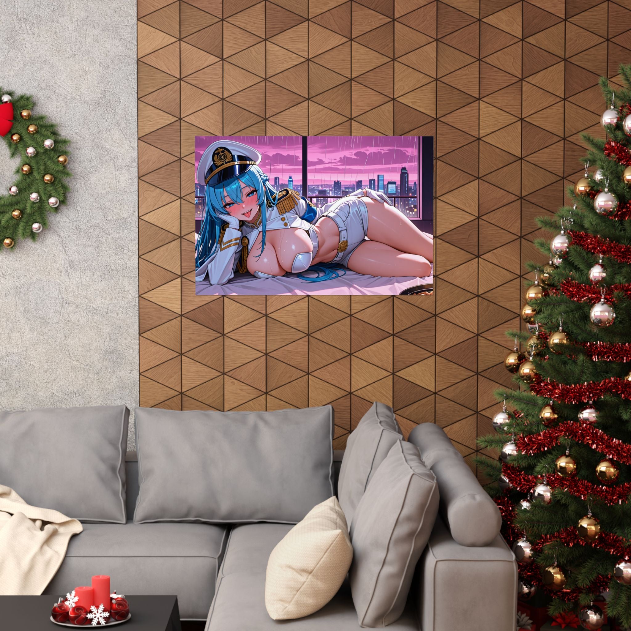 Helm Nikke Anime Poster Fan Art Wall Print | Boudoir Pt. 3