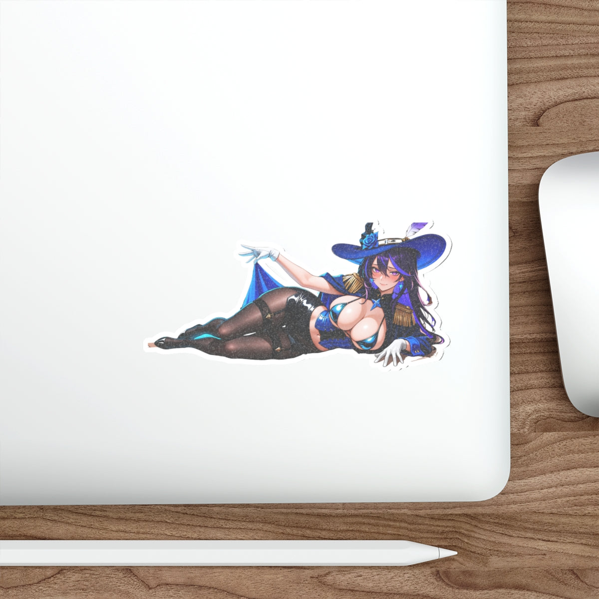 Clorinde Genshin Impact Anime Die Cut Sticker Pinup Beach Babes Pt. 4 (Spicy)