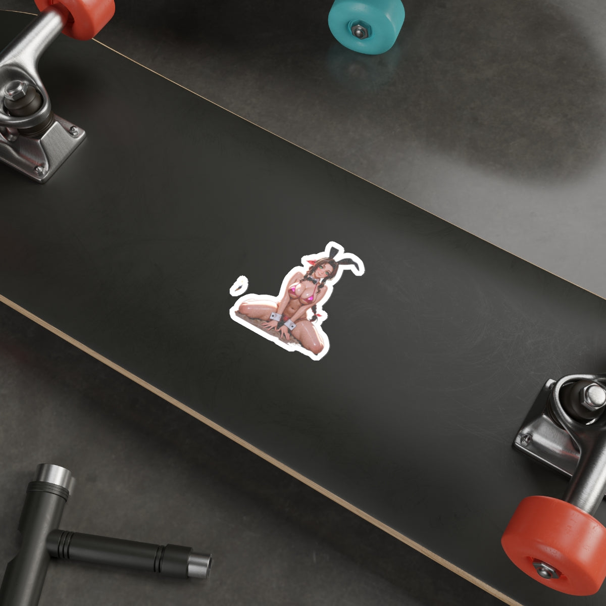 Aerith FF7 Spicy Anime Die Cut Vinyl Sticker — Bunny Girls Pt. 8 (Spicy)